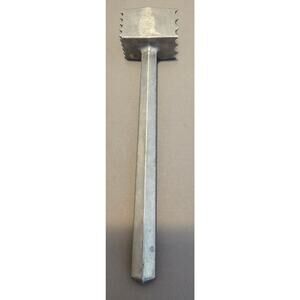 Vintage Aluminum 8" Meat Tenderizer -Fine/Coarse Pounder - Taiwan